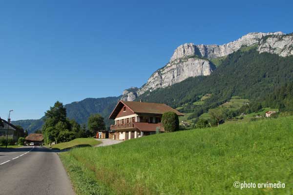 petit Bornand les Glières en été